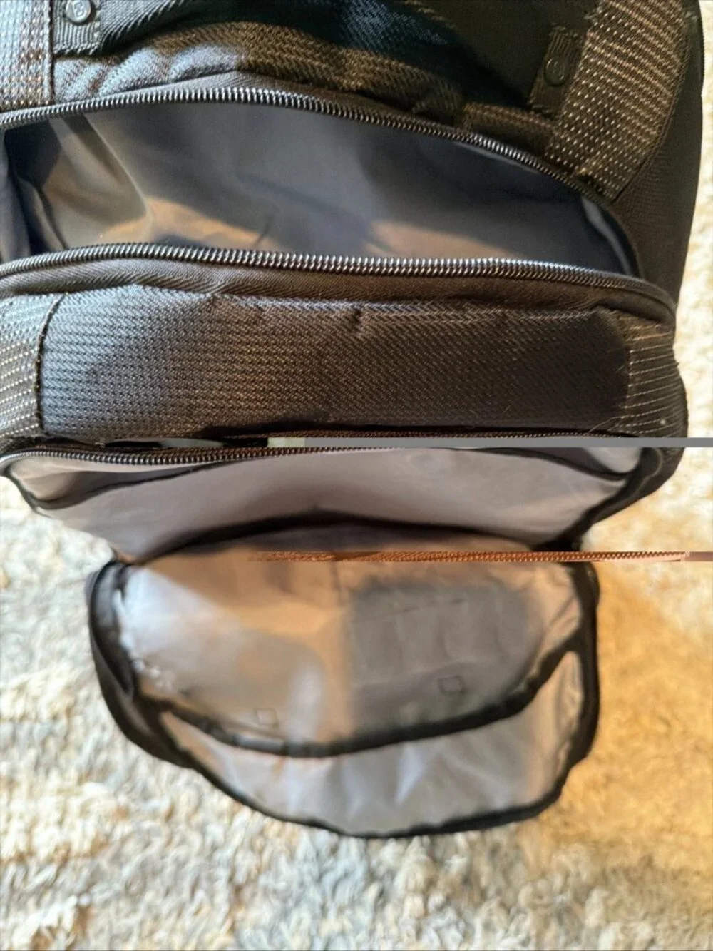 OGIO Roamer Black Backpack w/ Laptop Protective Pocket Company Branded